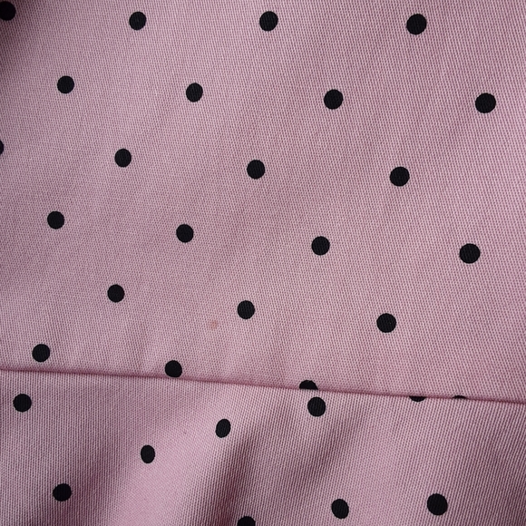 Zara pink polka dot high waist shorts stretch LG - Picture 10 of 10